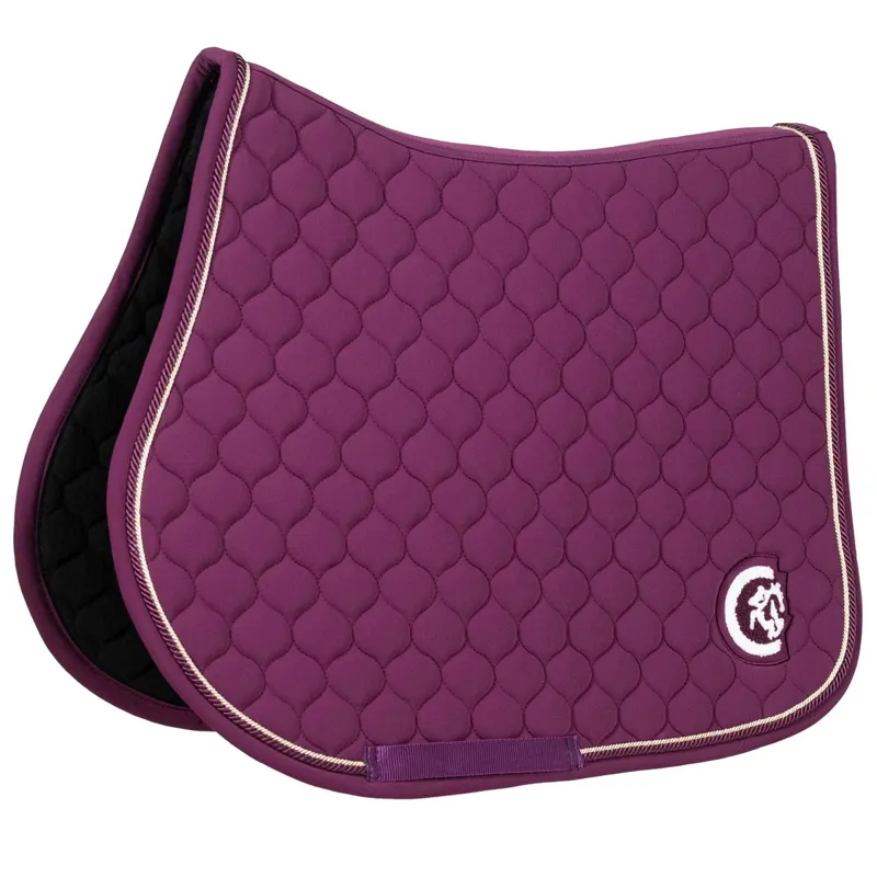 Kentucky 3D Logo Onion Quilt Jump Saddle Pad - Purple