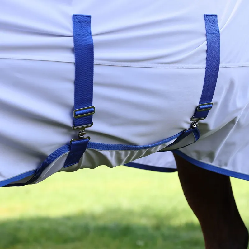 Shires Tempest Original Combo Neck Fly Sheet - White-7