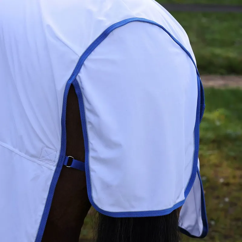 Shires Tempest Original Combo Neck Fly Sheet - White-3
