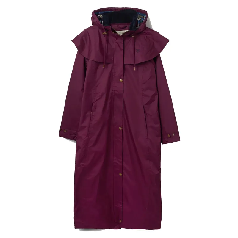 Lighthouse Outback Ladies Full Length Waterproof Jacket - Plum-1