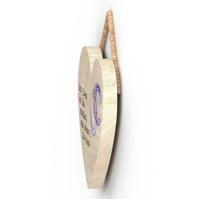 Vivid Squid Small Heart Plaque - Lives at the Stables-2