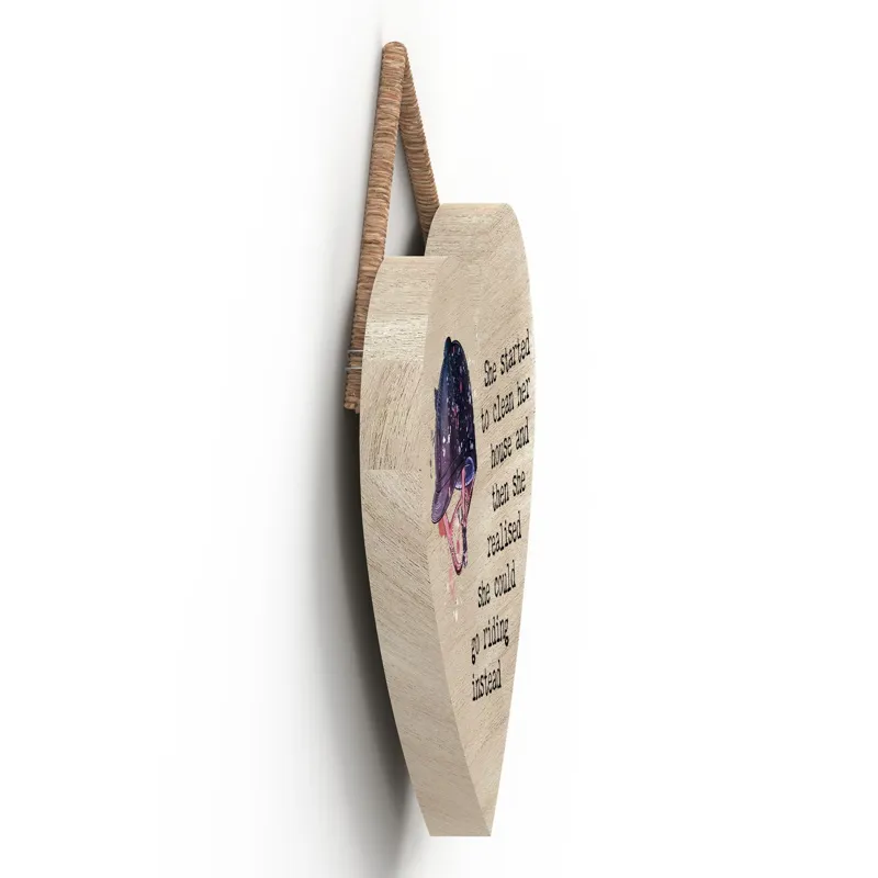 Vivid Squid Small Heart Plaque - Riding Instead-4