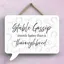 Vivid Squid Speech Bubble Plaque - Stable Gossip