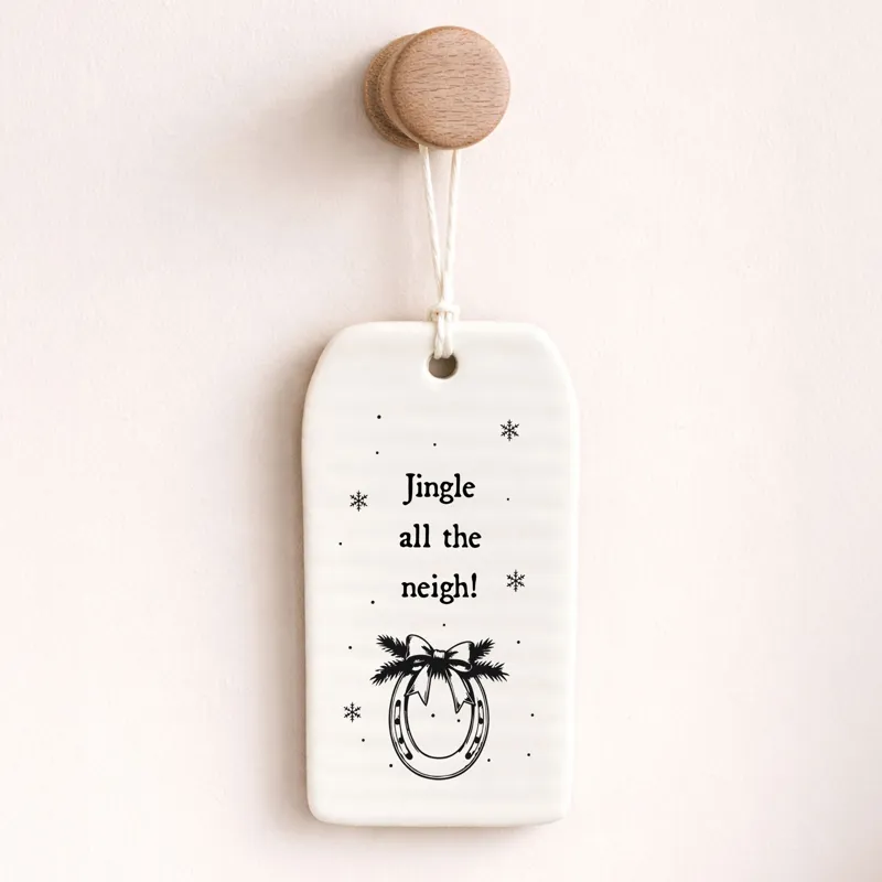 Vivid Squid Ceramic Kitchen Pendant - Jingle All The Neigh