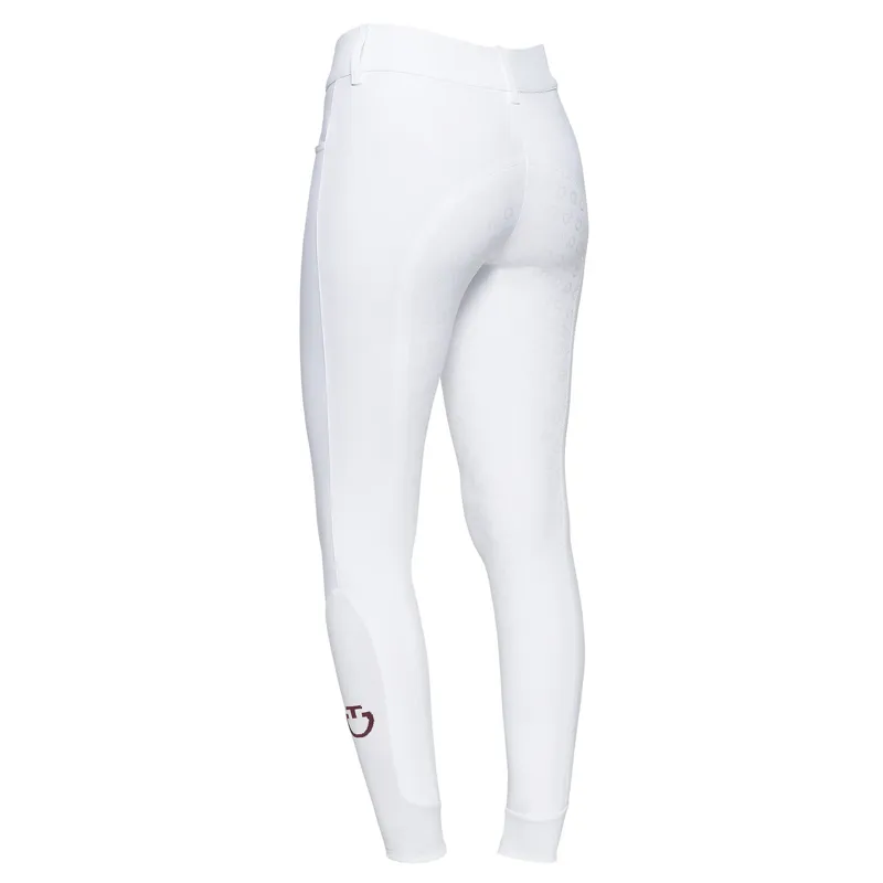 Cavalleria Toscana American Full Grip Womens Breeches - White-1