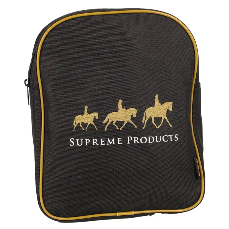 Supreme Products Pampered Pony Grooming Backpack - Black/Gold