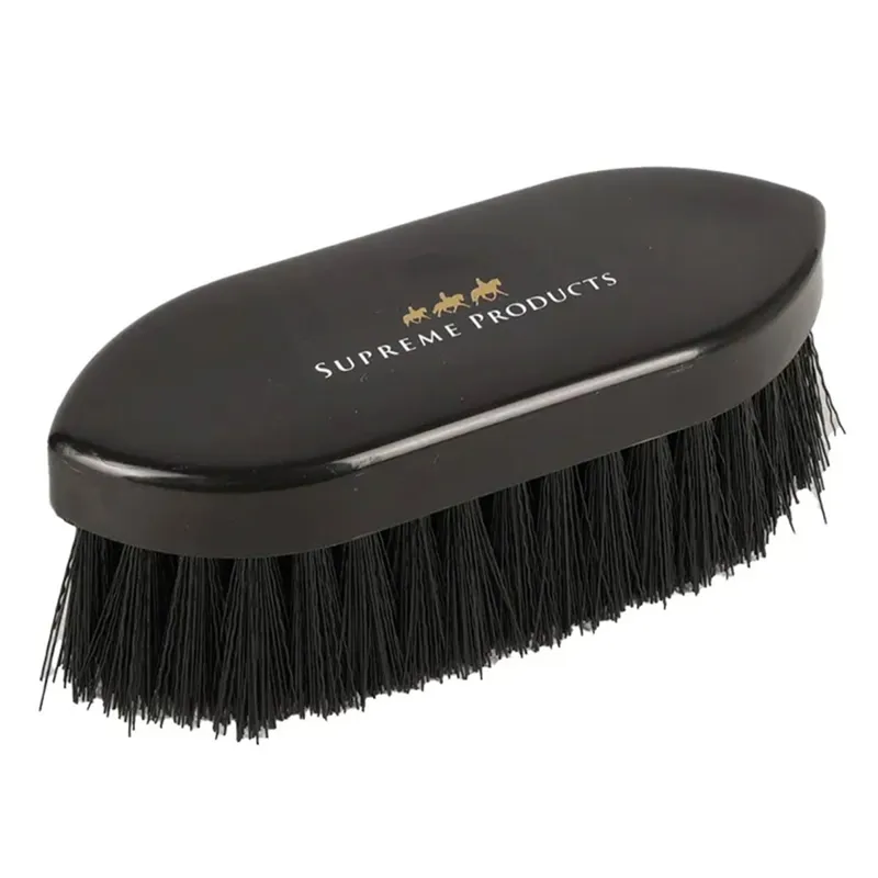 Supreme Products Pampered Pony Dandy Brush - Black / Gold