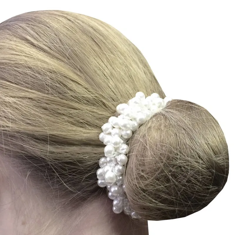 Equetech Pearl Beaded Scrunchie-1