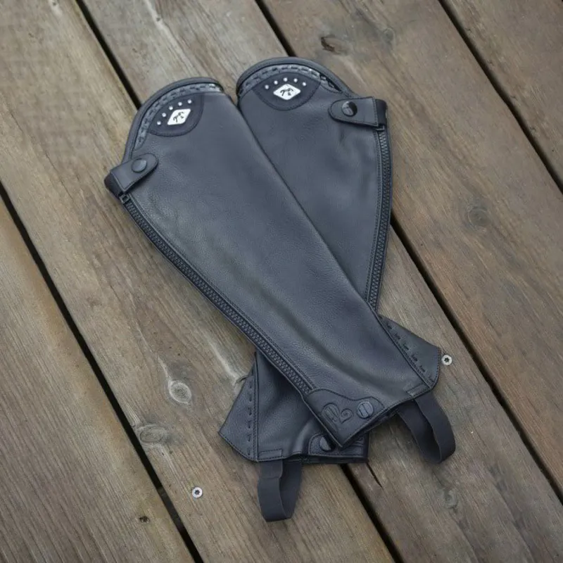 Penelope Leprevost Softy Adults Half Chaps - Black