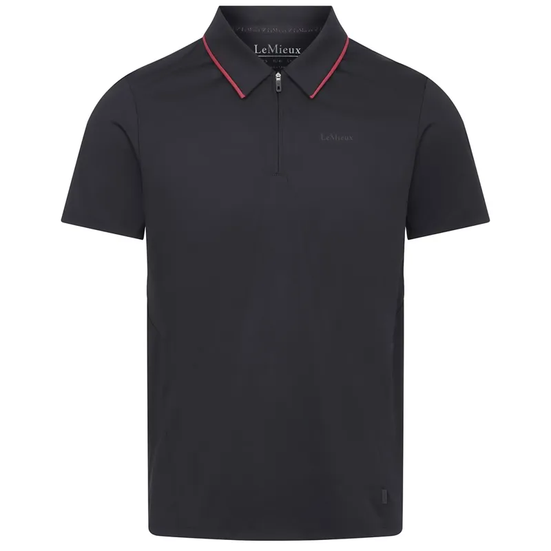 LeMieux Men's Performance Polo Shirt - Black-3