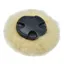 Dever Platinum Round Fur Grackle Pad - Black