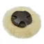 Dever Platinum Round Fur Figure Eight Pad - Brown