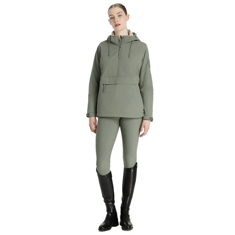 LeMieux Phoebe Women's Waterproof 1/2 Zip Anorak - Rosemary-9