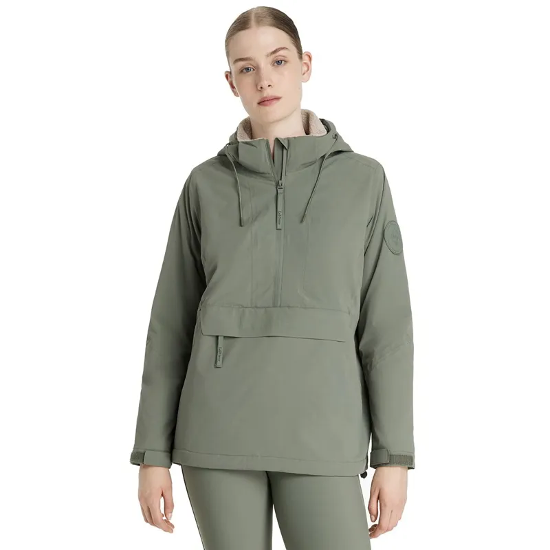 LeMieux Phoebe Women's Waterproof 1/2 Zip Anorak - Rosemary