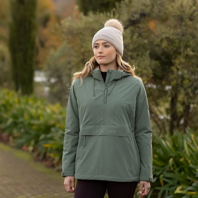 LeMieux Phoebe Women's Waterproof 1/2 Zip Anorak - Rosemary-7