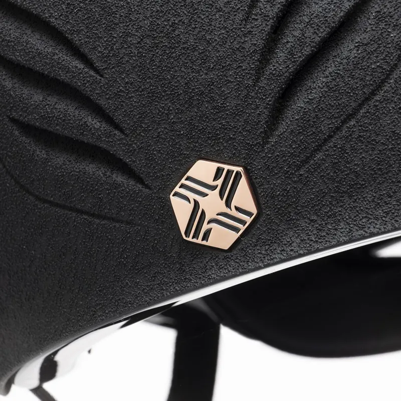 Charles Owen EQx Phoenix Skull Riding Helmet - Black/Rose Gold Pre-Order-4