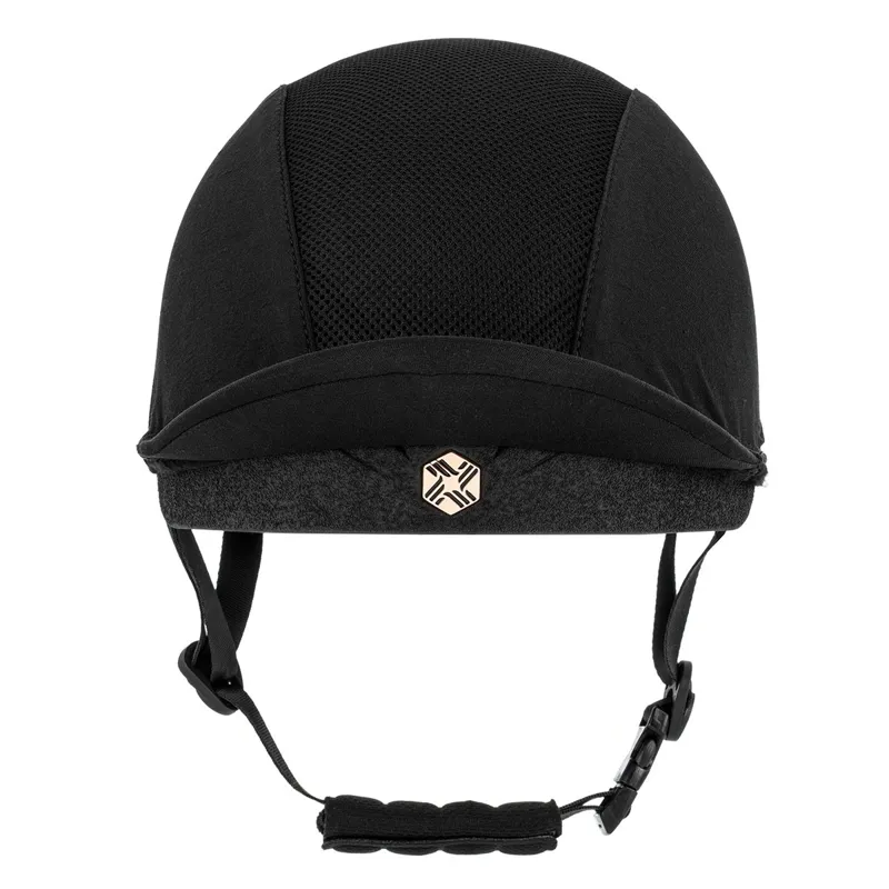 Charles Owen EQx Phoenix Skull Riding Helmet - Black/Rose Gold Pre-Order-2