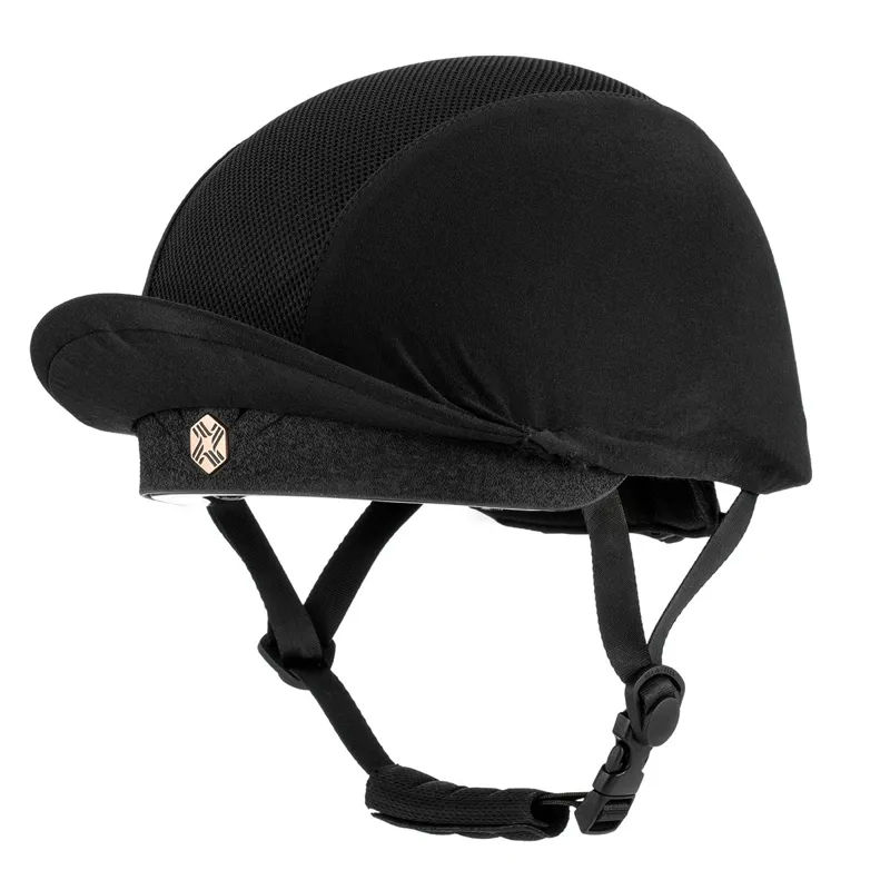 Charles Owen EQx Phoenix Skull Riding Helmet - Black/Rose Gold Pre-Order