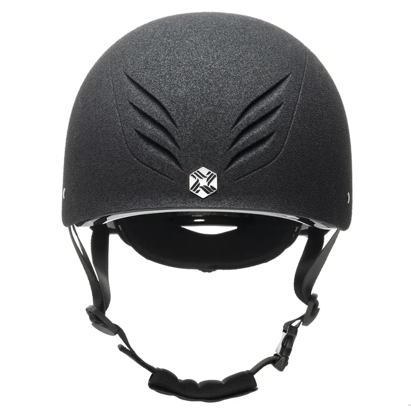 Charles Owen EQx Phoenix Skull Riding Helmet - Black/Silver Pre-Order-5