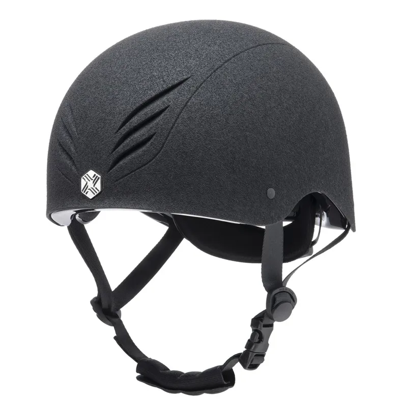 Charles Owen EQx Phoenix Skull Riding Helmet - Black/Silver Pre-Order-4