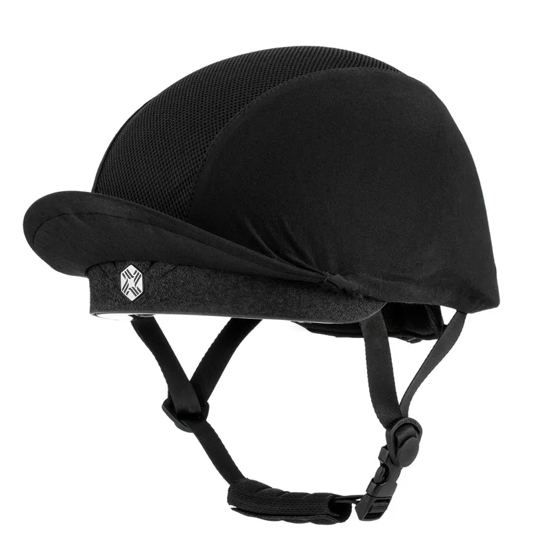 Charles Owen EQx Phoenix Skull Riding Helmet - Black/Silver Pre-Order