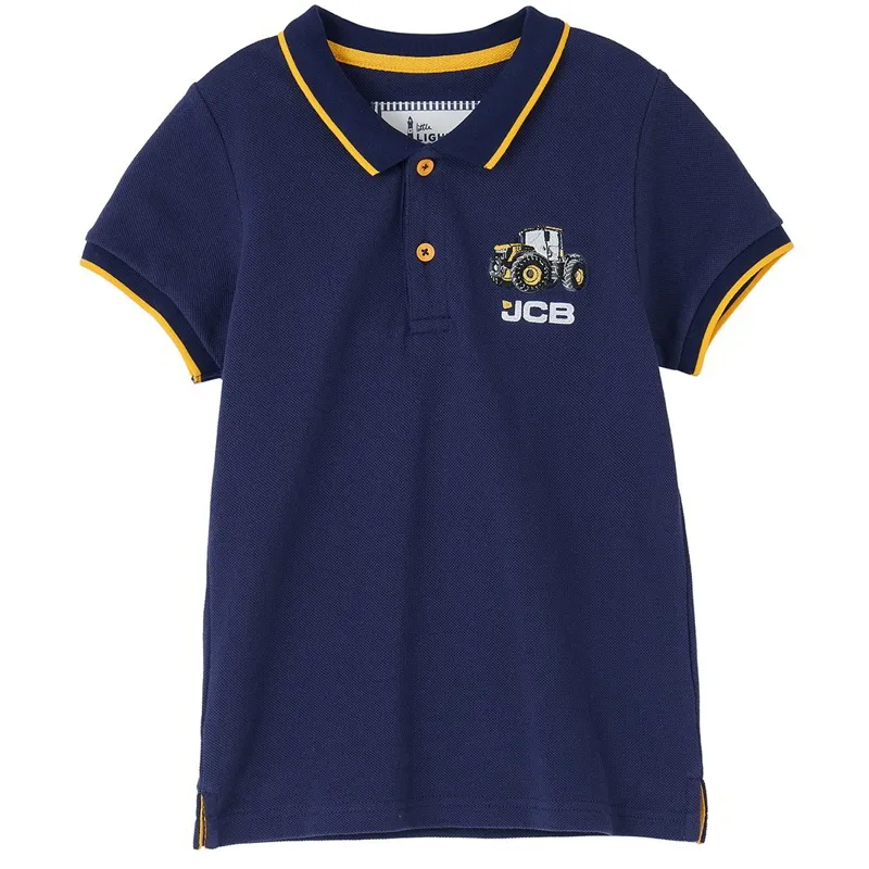 Lighthouse Pier Boys Short Sleeve Tee - Navy JCB