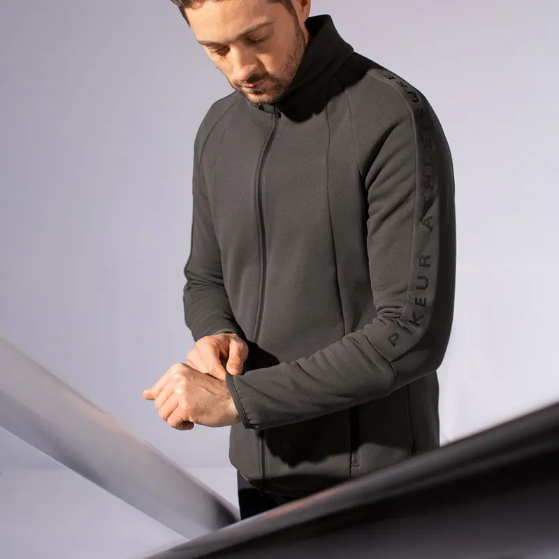 Pikeur Ron Athleisure Mens Polartec Fleece Jacket - Black Olive-3