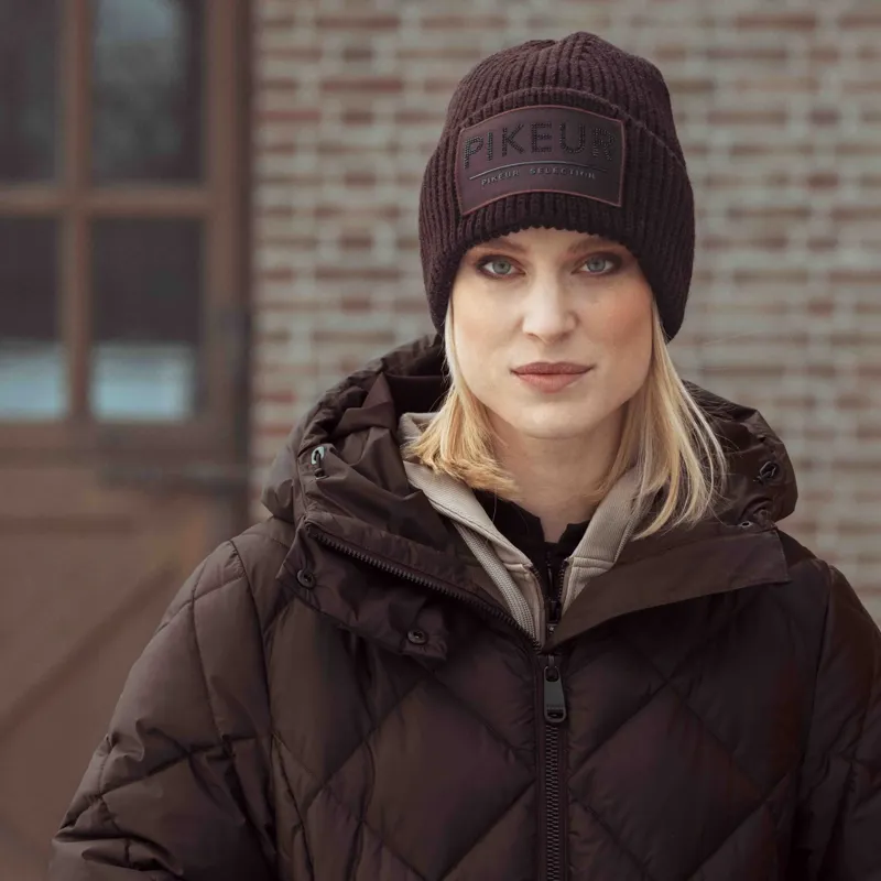 Pikeur Selection 2856 Women's Beanie - Chocolate Brown-1