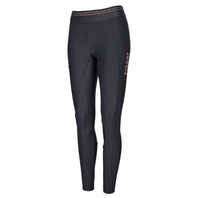 Pikeur Juli Grip Athleisure Women's Riding Tights - Dark Shadow - UK16