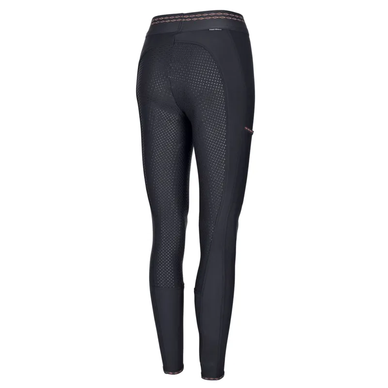 Pikeur Juli Grip Athleisure Women's Riding Tights - Dark Shadow - UK16-1