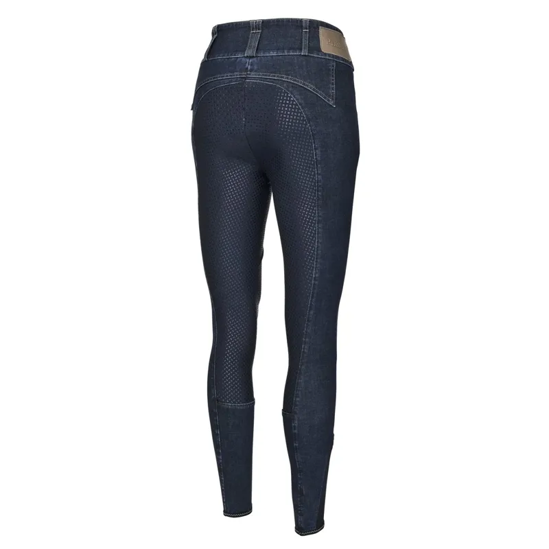 Pikeur Candela Jeans Grip Full Seat Womens Breeches - Denim Blue-1
