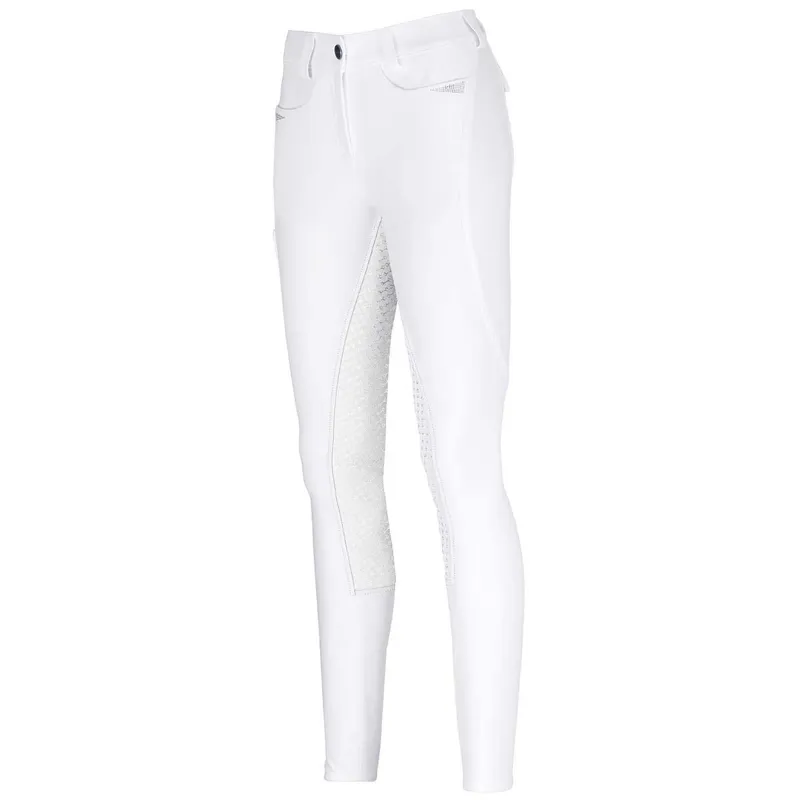 Pikeur Laure Full Grip Womens Competition Breeches - White
