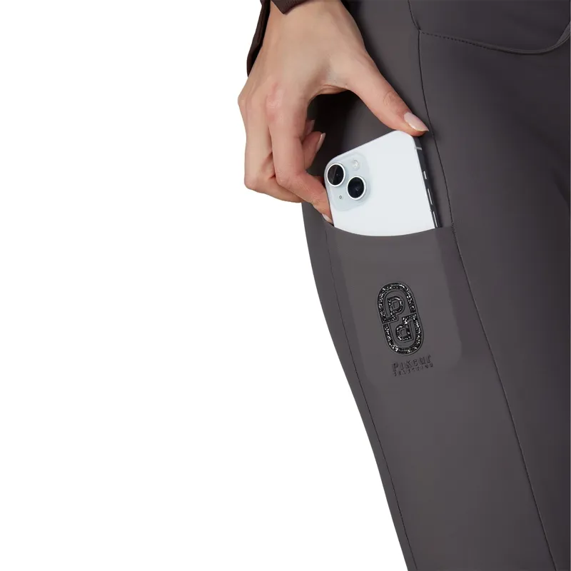 Pikeur Selection Ceelina SD Full Grip Women's Breeches - Basalt Grey-6