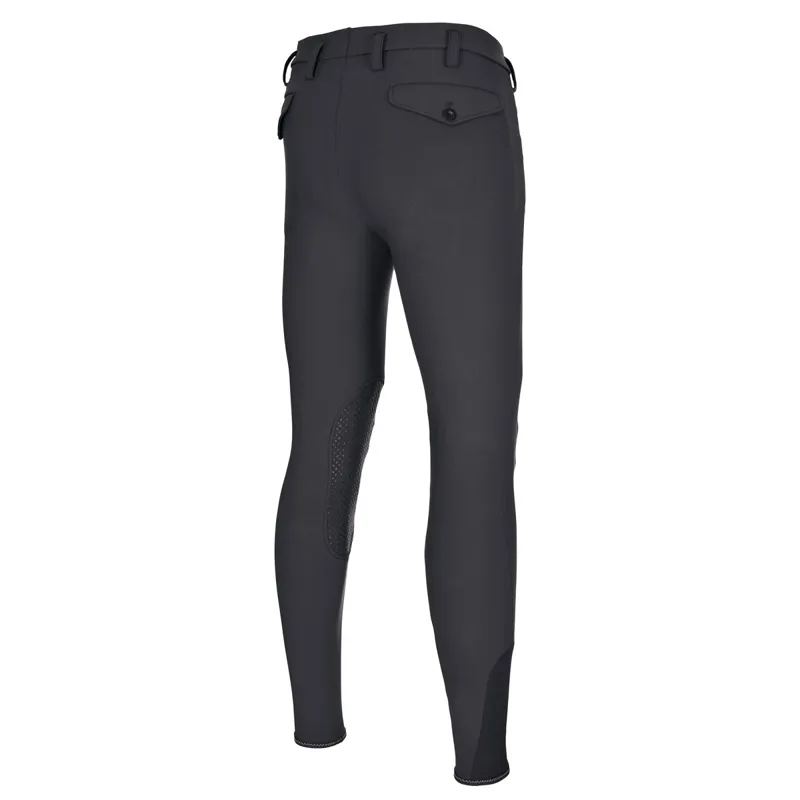 Pikeur Rodrigo Softshell Knee Grip Men's Breeches - Dark Shadow-1