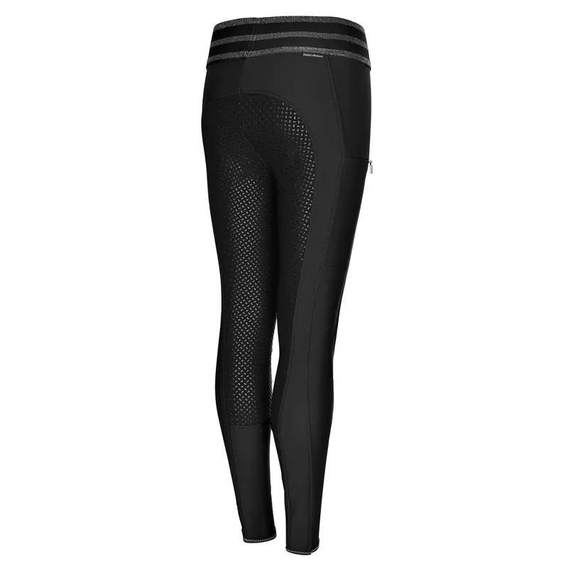 Pikeur Ida Athleisure Grip Full Seat Junior Riding Tights - Black-1