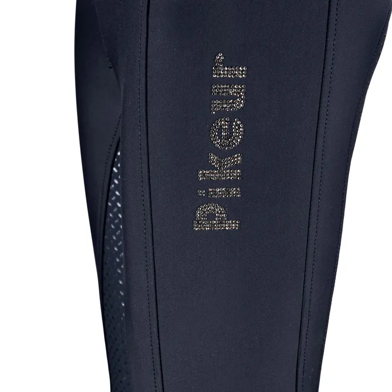 Pikeur Ida Athleisure Grip Full Seat Junior Riding Tights - Nightblue-2