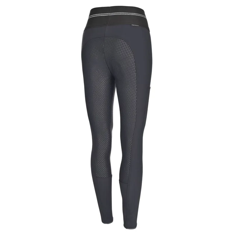 Pikeur Gia Grip Softshell Full Seat Riding Tights Dark Shadow-1