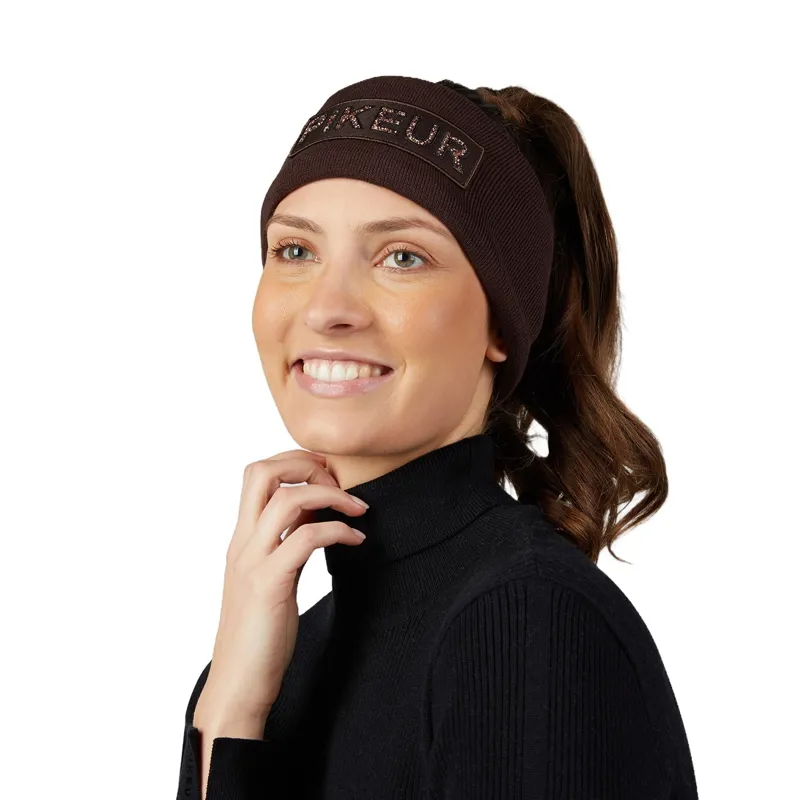 Pikeur Selection 2852 Womens Cotton Headband Chocolate Brown-1