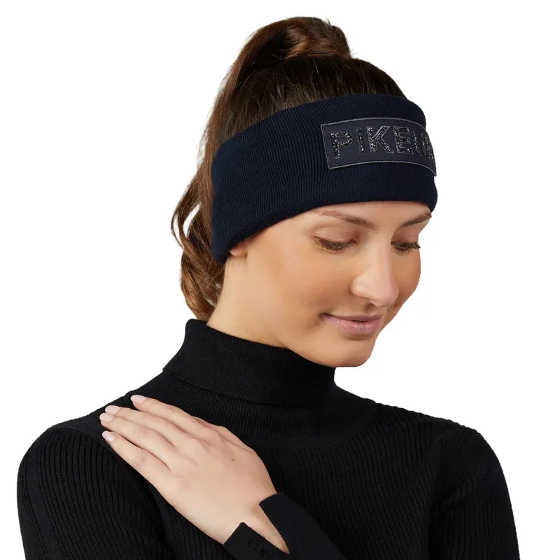 Pikeur Selection 2852 Women's Cotton Headband - Nightblue-1