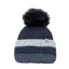 Pikeur Pom Hat Tri-Color - Navy/Dove Blue/Grey