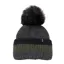 Pikeur Pom Pom Hat Tricolor-Anthracite/Ivy/Black