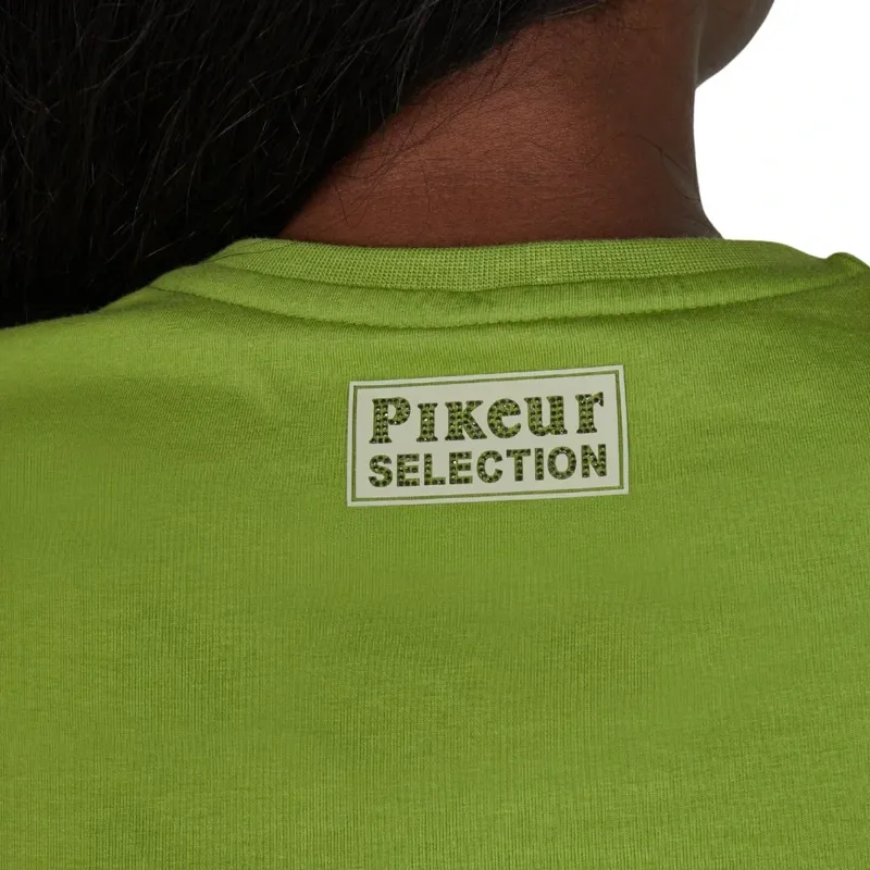 Pikeur Selection 1247 Cotton Women's T-Shirt - Leaf Green-3