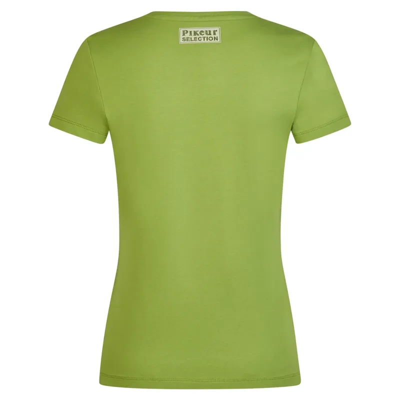 Pikeur Selection 1247 Cotton Women's T-Shirt - Leaf Green-5