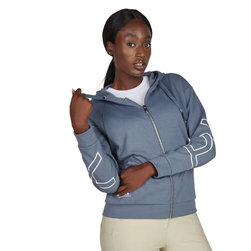 Pikeur Athleisure 1286 Womens Hoodie - Ash Blue-3