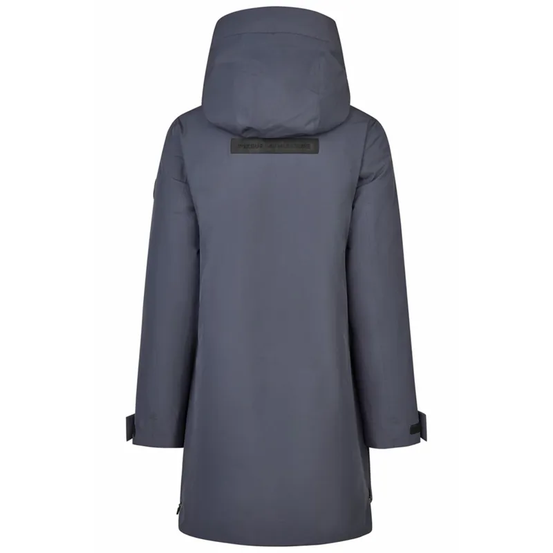 Pikeur Athleisure 8021 Waterproof Raincoat - Graphite Blue-3