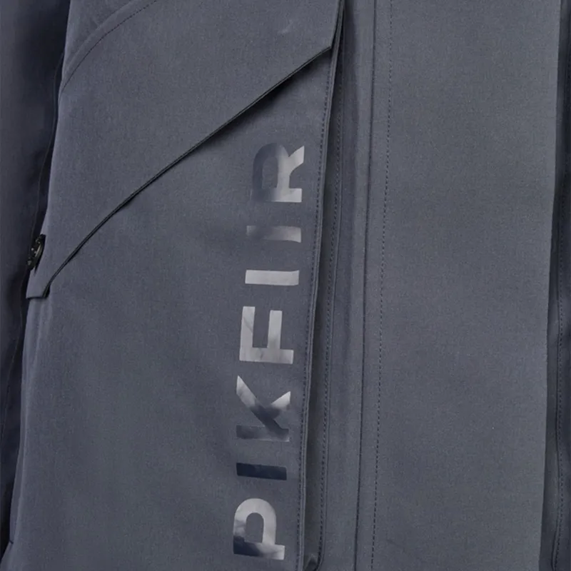 Pikeur Athleisure 8021 Waterproof Raincoat - Graphite Blue-4