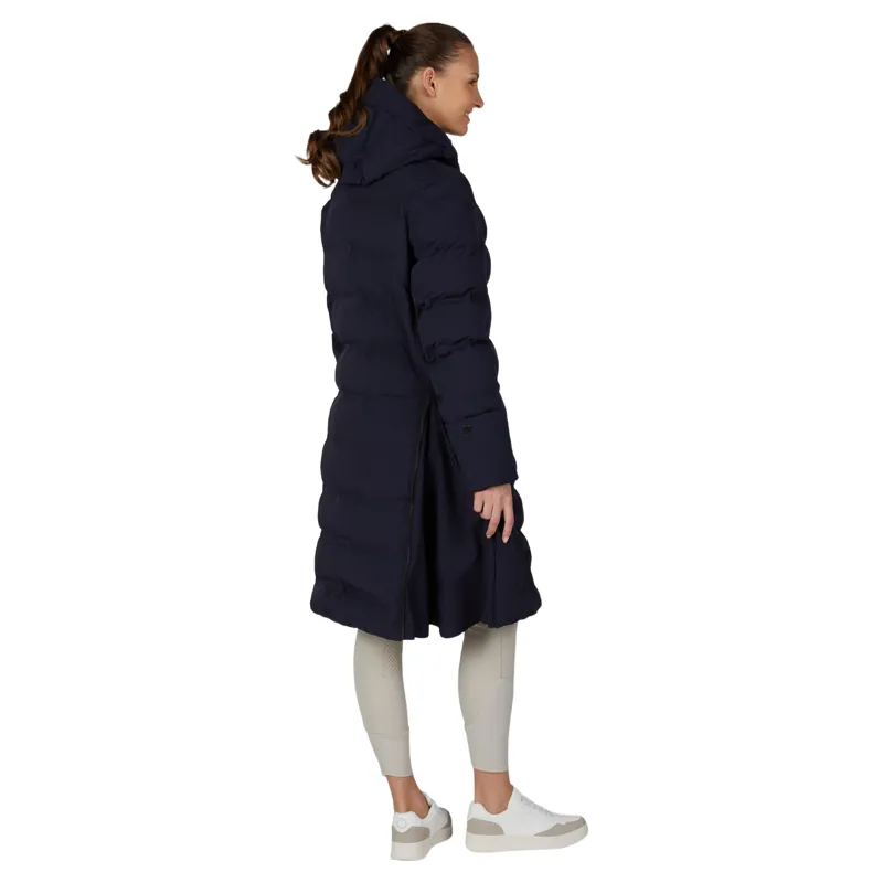 Pikeur Athleisure 2021 FlexQuilt Womens Long Raincoat - Nightblue-3