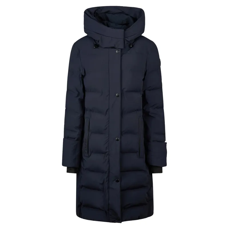 Pikeur Athleisure 2021 FlexQuilt Womens Long Raincoat - Nightblue