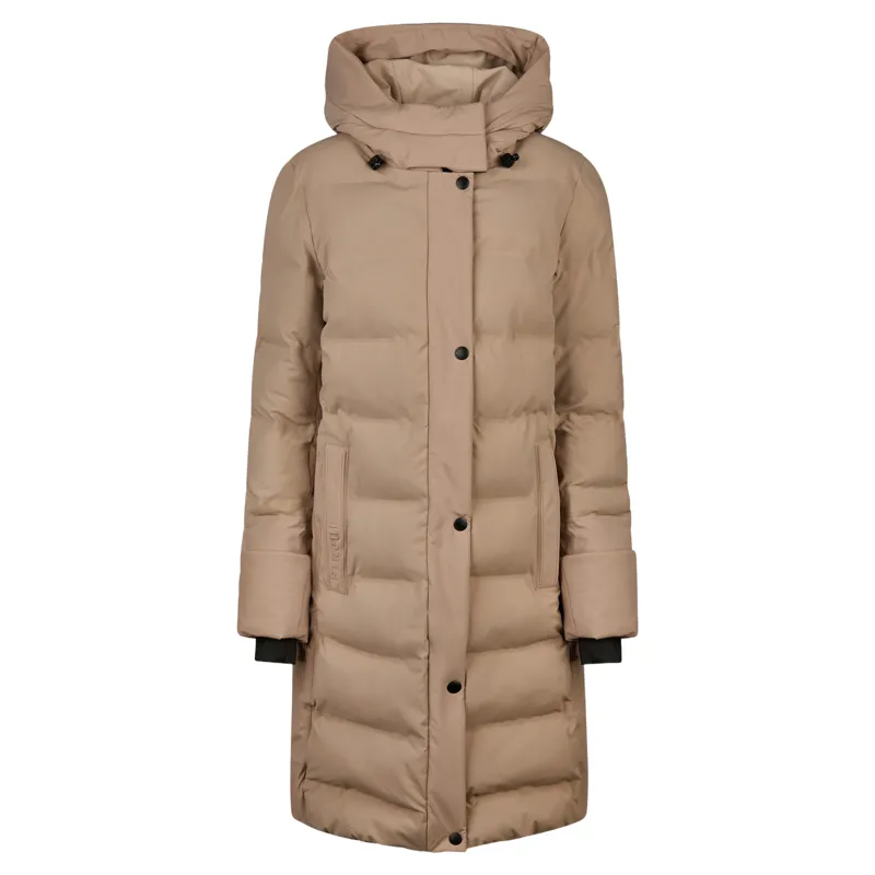 Pikeur Athleisure 2021 FlexQuilt Women's Long Raincoat - Mocha Cream