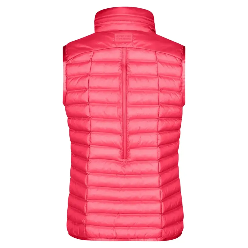 Pikeur Athleisure 1004 Womens Quilted Vest - Raspberry Pink-1